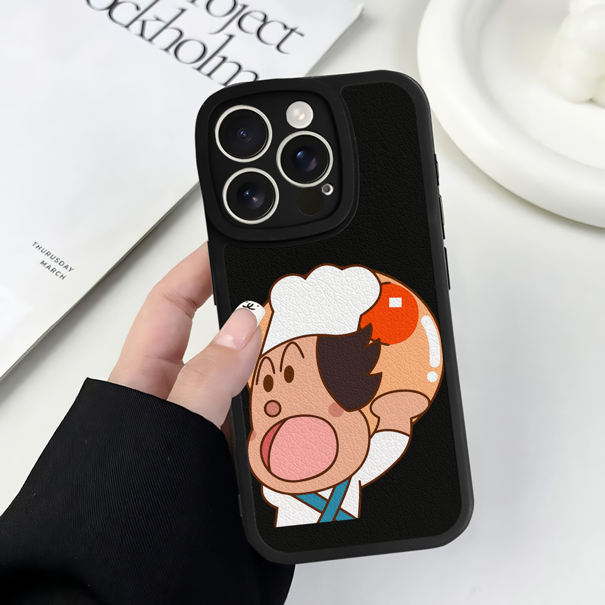 （画像用） アンパンマン Anpanman 【iPhone 16シリーズ対応】シリコンスマホケース（レザー調） 材質：シリコン